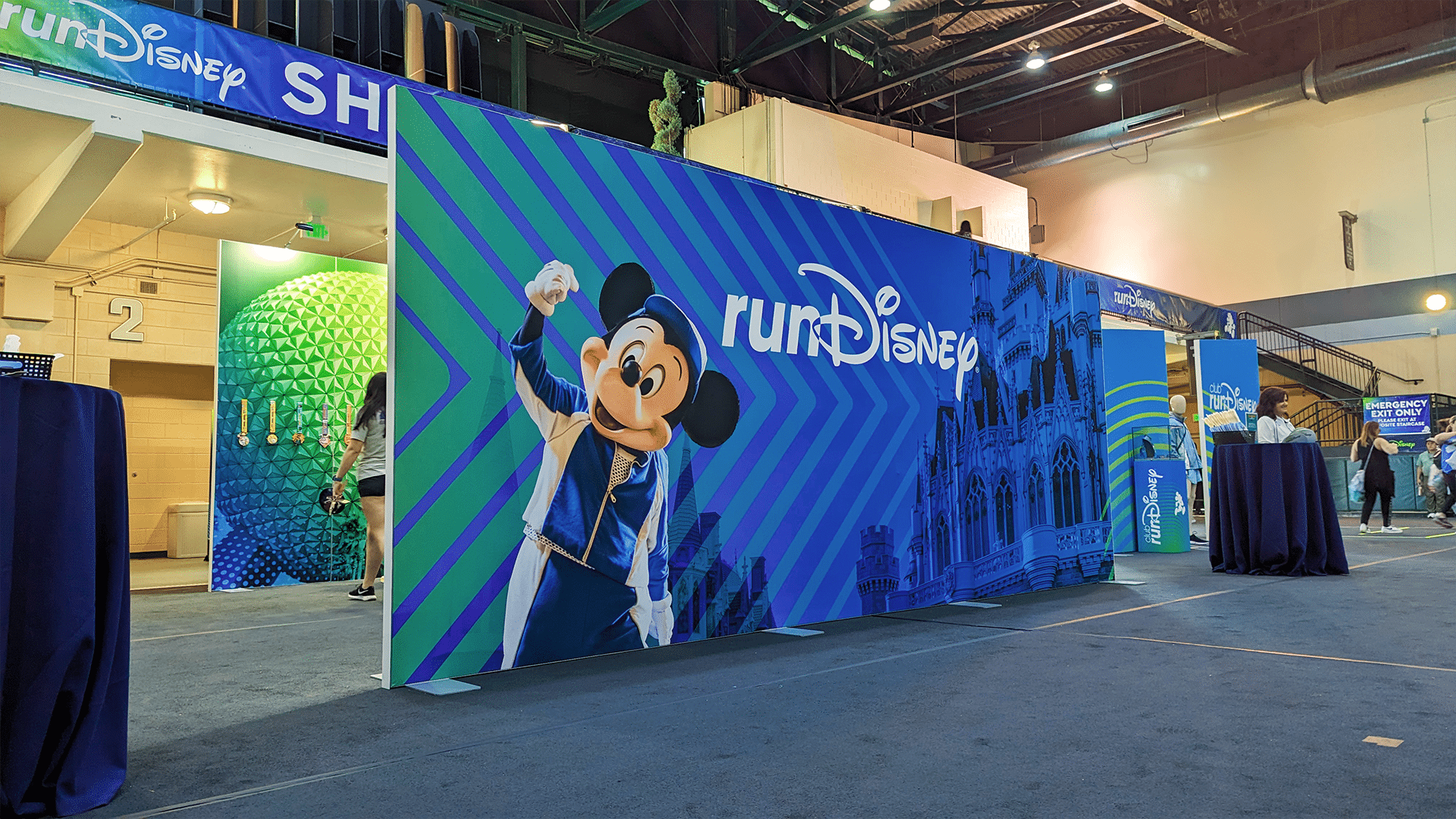 runDisney Logo, Runner Mickey Mouse